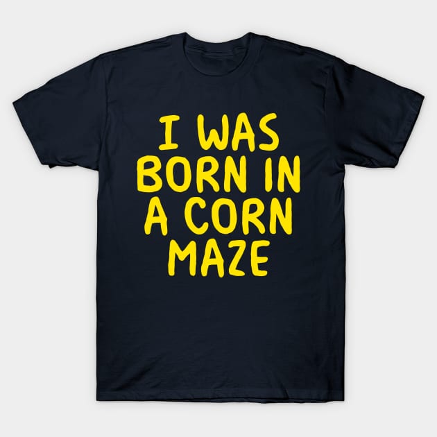 corn maze 1 T-Shirt by adamtots